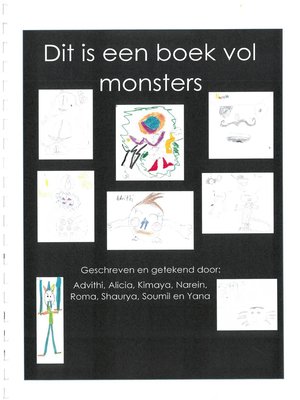 cover image of Dit is Een Boek Vol Monsters ! Zwart/Black